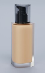 Realistic 3D Render of Makeup