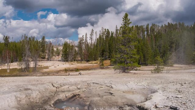 Steamboat Geyser Erruption