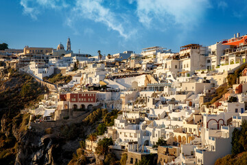 Fototapeta premium Famous Oia village on Santorini island Santorini.