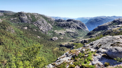 Hiking Preikestolen, Norway