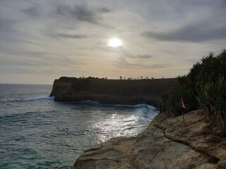 cliffs of sea