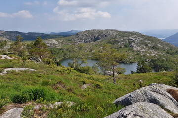 Fototapeta na wymiar Hiking Storaberget, Norway