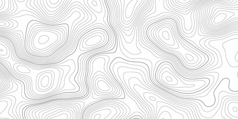 Abstract design with black and white abstract background. The concept of a conditional geography scheme and the terrain path. Wide size. Map on land vector terrain Illustration . 