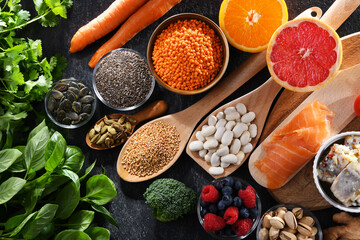 Food products recommended to reduce high blood pressure