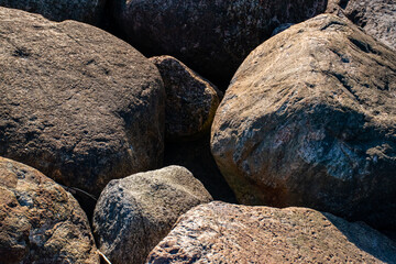 stones on the beach