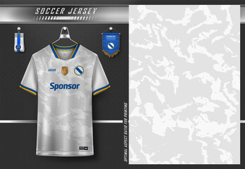 Soccer jersey design for sublimation, sport t shirt design