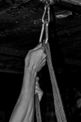 rope in hand