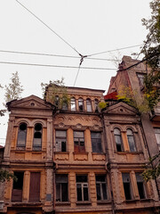 old houses in the city