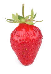 Strawberry isolated on white background.