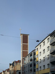 Fototapeta na wymiar Street view in Stuttgart, Germany.