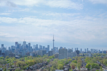 Cityscape of Stuttgart  from above.