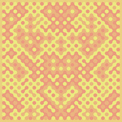 Multicolor truchet tiling connections illustration