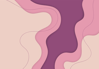 Abstract purple magenta wavy design artboard.