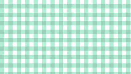 aesthetic cute pastel green gingham, checkerboard, plaid, tartan pattern background illustration, perfect for wallpaper, backdrop, postcard, background for your design