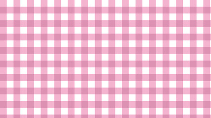 aesthetic cute pastel pink gingham, checkerboard, plaid, tartan pattern background illustration, perfect for wallpaper, backdrop, postcard, background for your design