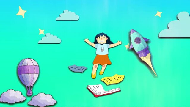 Dream Time,  Animation. Full HD 1920&times;1080. 10 Second Long.