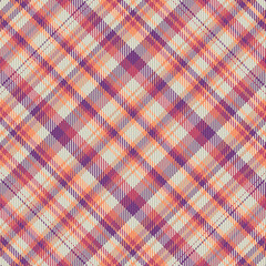 Tartan plaid pattern with texture and warm color.