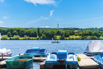 Tretbootverleih am Kemnader See in Bochum