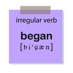 Learning a new language. English language. Flash cards for memorizing words