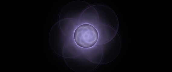 Digital Fractal Render exquisite detail showing radial symmetry and smooth flowing lines of pastel colors technological concept