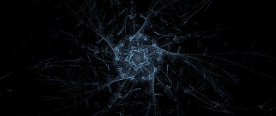 Digital Fractal Render exquisite detail showing radial symmetry and smooth flowing lines of pastel colors technological concept