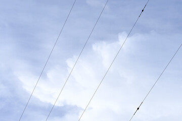 Fototapeta premium lines on a sky
