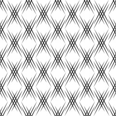Blask square for stripes on white seamless pattern © ya_nataliia