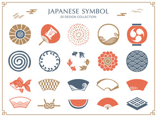 日本の夏と祭りのシンボル