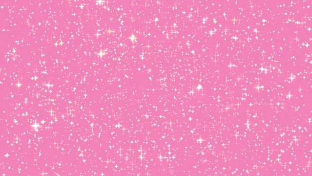 Golden glitter on pink background, holiday design and girly background concept