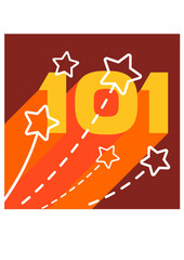 101 anniversary logo