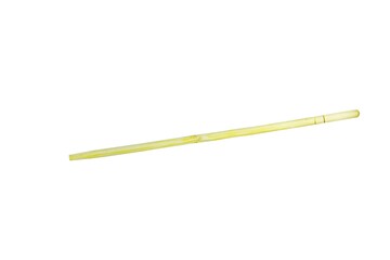 A sushi stick on a white background