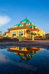 Batam Grand Mosque is a Landmark and the biggest mosque in Batam City, Riau Islands Province, Indonesia. Islamic religious development center in Batam.