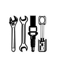 mechanic svg, mechanic monogram svg, mechanic split name frame svg, wrench svg, wrench svg, monogram svg, split name frame, mechanic dad svg
