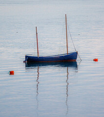 Obraz premium boat at Aber Dyfi Wales