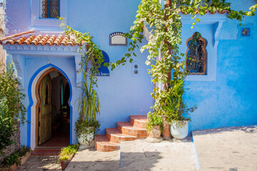Fototapeta na wymiar Chefchaouen blue city of Morocco