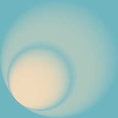 Blurred radial gradient background with different colors and ornaments