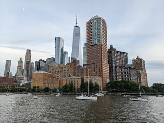 Fototapeta na wymiar Battery Park City, New York, NY - June 2022