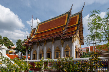Bangkok, Thailand- June 11, 2022. Wat Phra Chetuphon Wimon Mangalaram or Wat Pho landmark in...