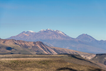 ein Vulkan in peru