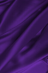 Rich and luxury red silk fabric texture background.