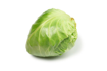 Cabbage isolated on white background.