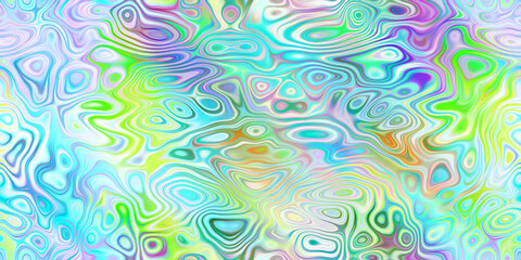 Fototapeta na wymiar wobbly multicolored seamless tile in bright colors
