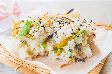 山菜おこわ