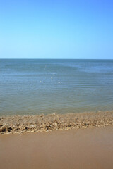 Fresh beautiful divine beach of Karwar, Karnataka, india.