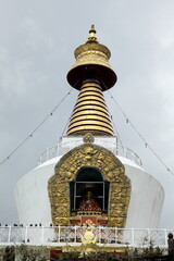 Close up of National Memorial Chhorten Thimphu, Bhutan.