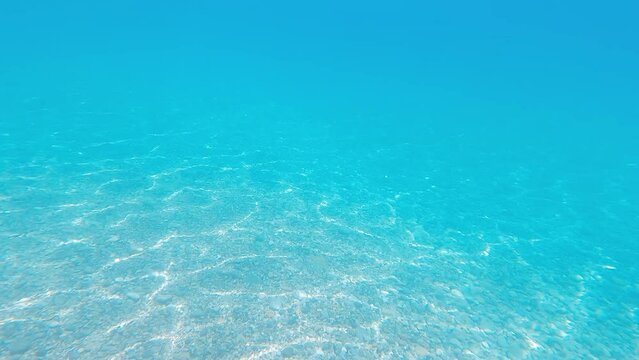 Underwater view of sea of Sicily