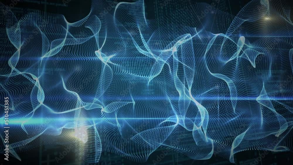 Poster animation of data processing over networks