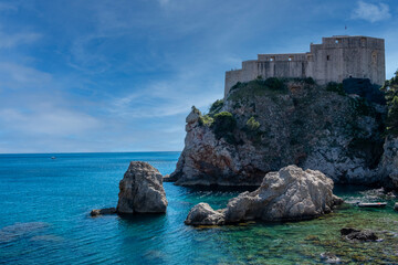 Fort Lovrijenac near Old Town Dubrovnik