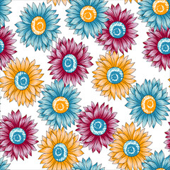 seamless geometrical patchwork pattern, abstract Beautiful colorful, wallpaper , fabric , textile print