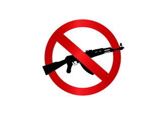 Stop Gun violence prevention poster, Stop gun violence sign, gun control poster. 
